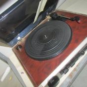 A record player.