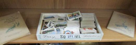 A quantity of cigarette cards including albums and John Player.