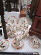 Approximately 38 pieces of vintage tea ware.