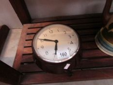 A Smith's bakelite wall clock.