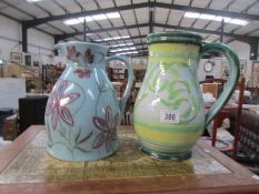 2 stoneware jugs,