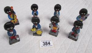 A set of 8 Robinson's Golly band figures.