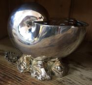 19th Century Atkins Brothers Nautilus Shell Spoon Warmer