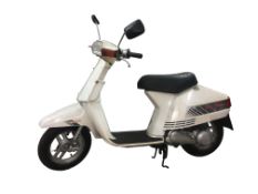 A 1980's Honda Melody scooter (shed find, no documents or registration number).