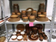 2 shelves of Hornsea table ware.