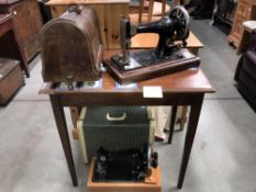 2 sewing machines.
