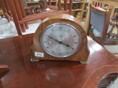 A key wind mantel clock.