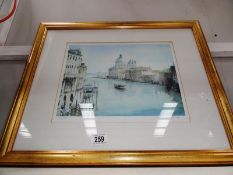 A signed limited edition Venetian print.