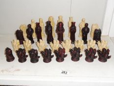 A set of discovery chess pieces.