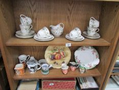 A mixed lot of china including Royal Doulton strawberry cream tea ware, Alfred Meakin, Aynsley etc.