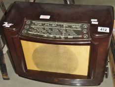 A vintage radio