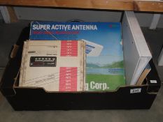 A boxed Sony antenna etc.