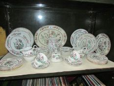 Approximately 35 pieces of Indian Tree pattern tableware.