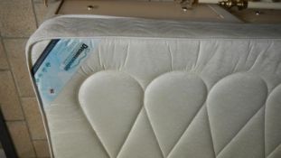 A good quality double divan bed with mattress.