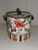 A Losal ware biscuit barrel,.