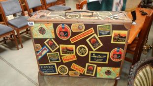 An old suitcase.