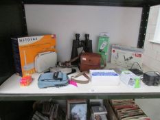 A mixed lot including camera's, binoculars etc.