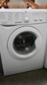 An Indesit washing machine.