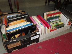 2 boxes of books including literature etc.