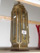 A brass lantern.