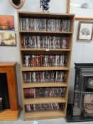 6 shelves of DVDs and sets - mainly horror - approx 270 DVDs