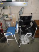 A wheelchair and other disability aids