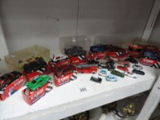 A quantity of model vehicles including boxed Corgi, die-cast, OO scale models,