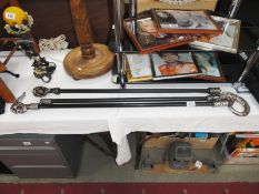 3 gothic canes / swagger sticks