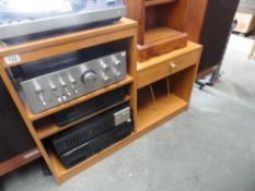 A hi-fi record cabinet