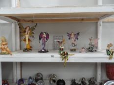 9 fairy figurines