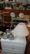 A quantity of table lamps etc.