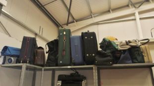 A quantity of suitcases & holdalls