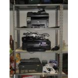 A HP Laserjet 100 colour printer & HP Officejet 7500 printer etc.