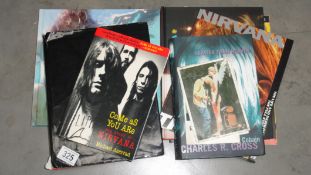 A quantity of Nirvana books,