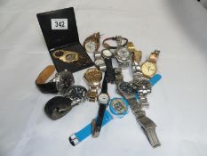 A quantity of wristwatches