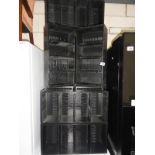 A quantity of CD racks