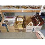 3 boxes of assorted photo frames