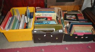 3 boxes of assorted books including 1st editions