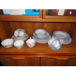 23 pieces of Doulton tea & dinnerware marked 'Doulton 2004 RD' & 16 pieces of Alfred Meakin teaware
