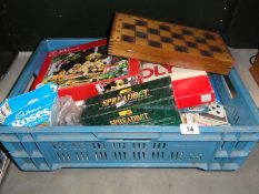 A box of assorted games etc.