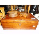 A Victorian box & 2 other boxes