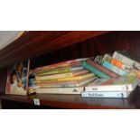 A collection of children's annuals & books including Dr Who, Enid Blyton & Famous Five etc.