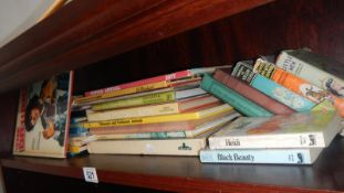 A collection of children's annuals & books including Dr Who, Enid Blyton & Famous Five etc.