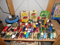 A quantity of mostly unboxed Die-Cast model toy cars including Lledo & Corgi