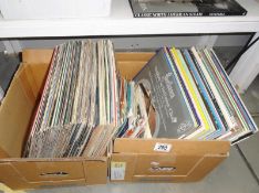 2 boxes of LP & 45rpm records