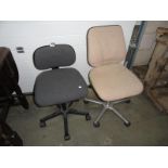 2 office chairs