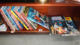A quantity of 1960's/70's children's annuals including Flash Gordon, Topper, Captain Scarlet Angels,