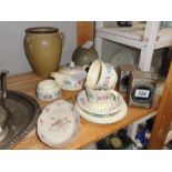 A Honiton tea for 2 set & other items