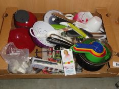 A quantity of kitchen utensils