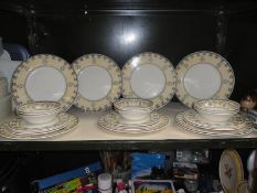 8 dinner plates,